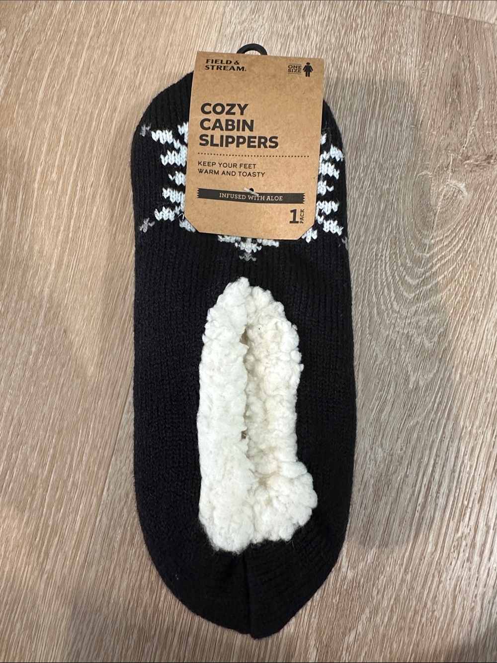 Cozy Cabin Slippers - One size fits all